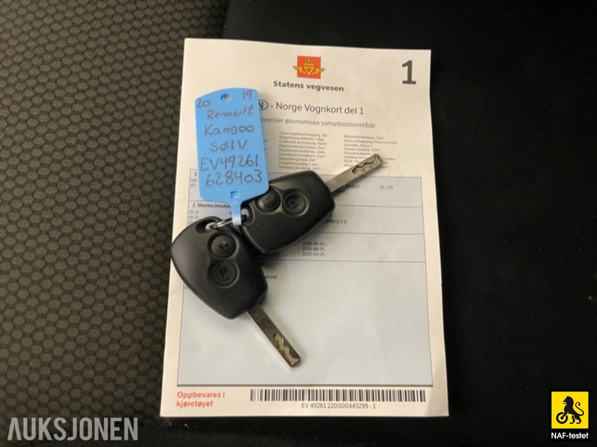 2019 Renault Kangoo Z.E MAXI KAMERA NAVI CRUISE