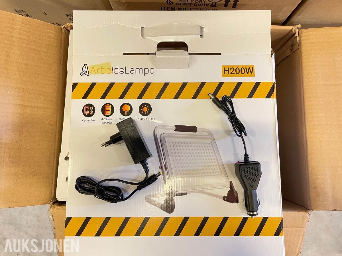 2024 Inncon 200W Arbeidslampe 149 stk