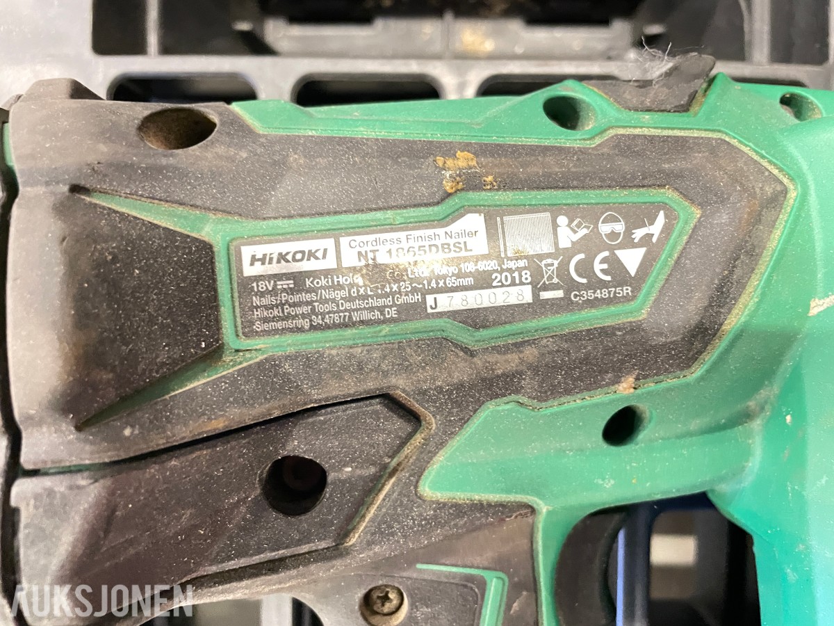 123456 Meec Tools/Hikoki Bordsag og Spikerpistol