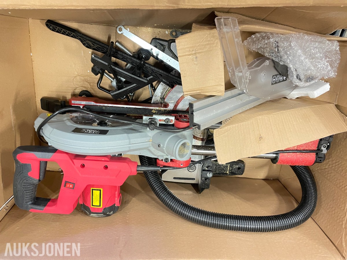 123456 Meec Tools/Hikoki Bordsag og Spikerpistol