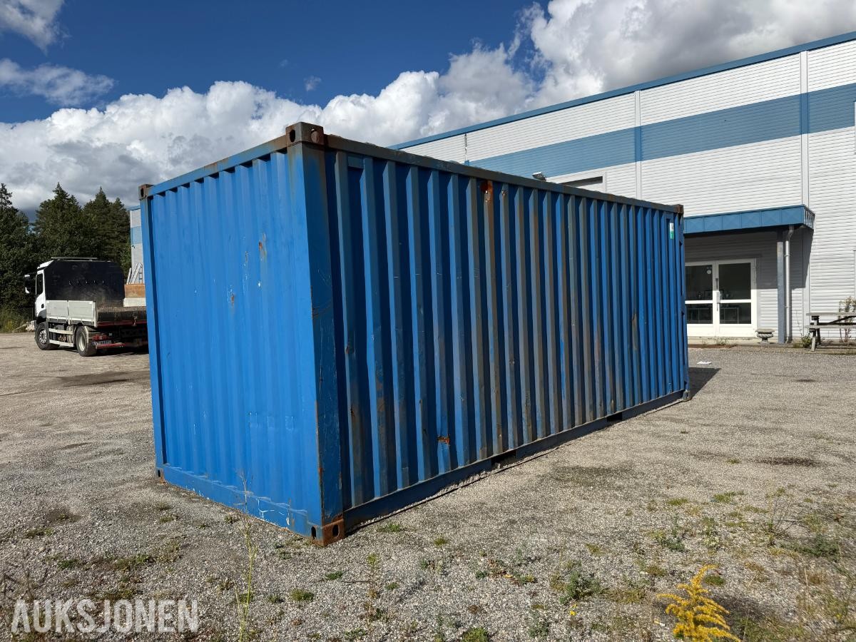 20 fots container med diverse overskuddsmateriell fra kommunalt V/A-anlegg.