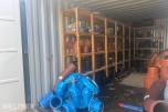 20 fots container med diverse overskuddsmateriell fra kommunalt V/A-anlegg.