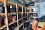 20 fots container med diverse overskuddsmateriell fra kommunalt V/A-anlegg.