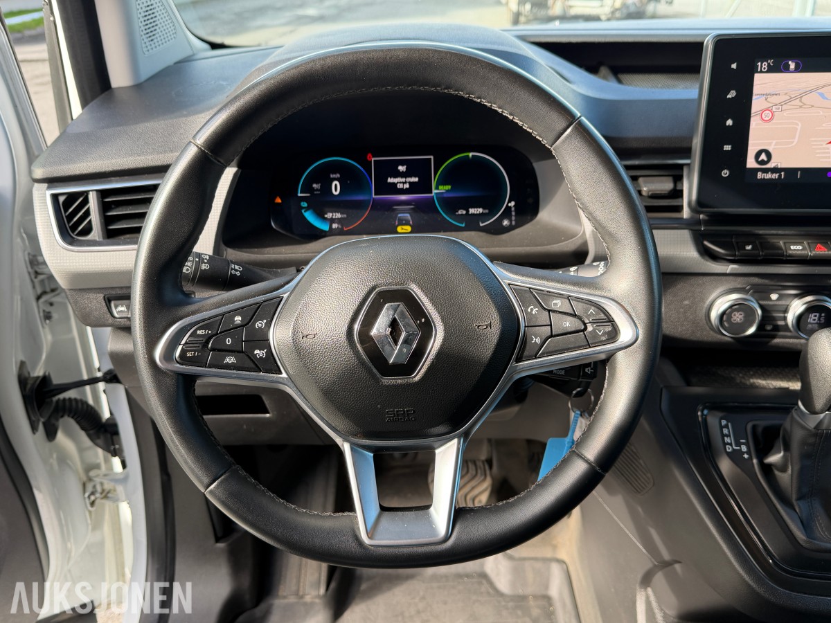 2022 RENAULT KANGOO E-TECH ELECTRIC L1 3-SETER 2X SKYVEDØRER