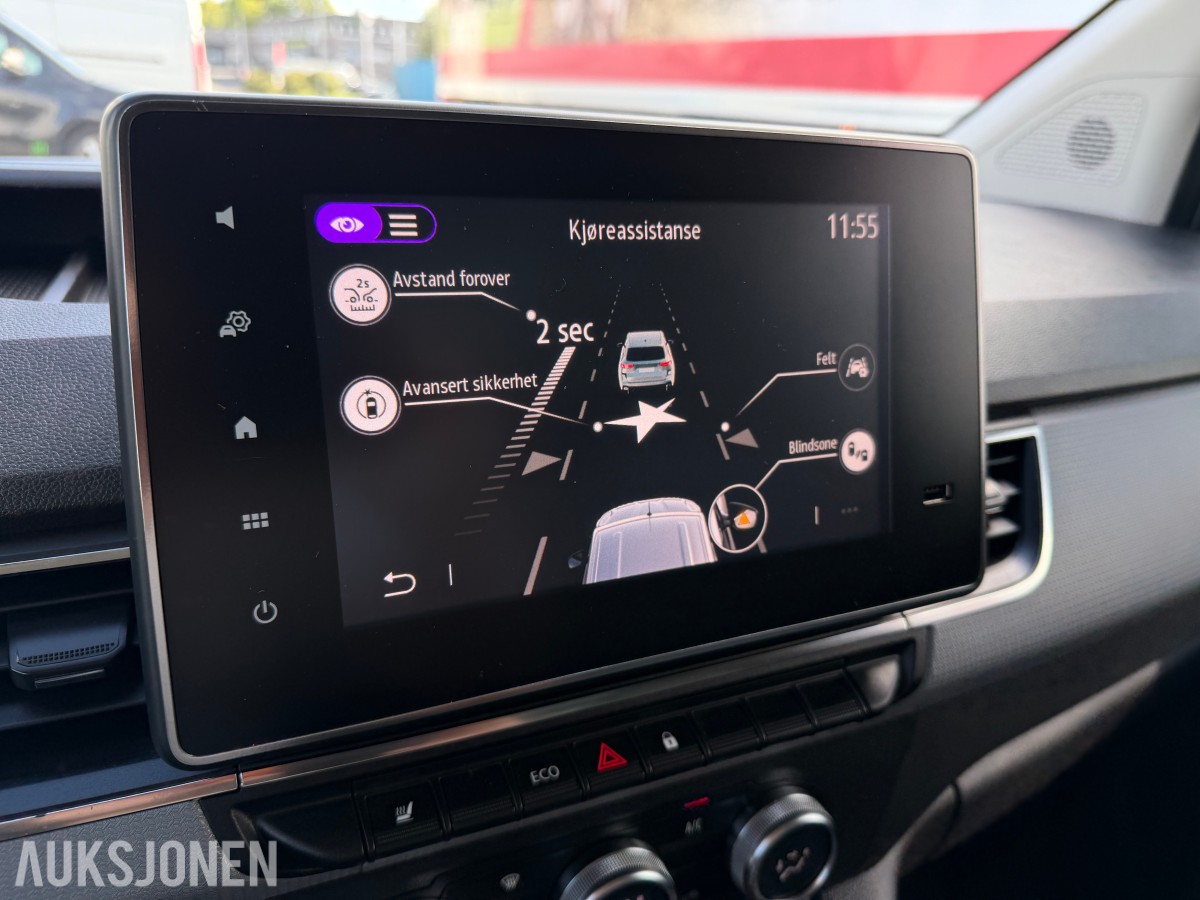 2022 RENAULT KANGOO E-TECH ELECTRIC L1 3-SETER 2X SKYVEDØRER