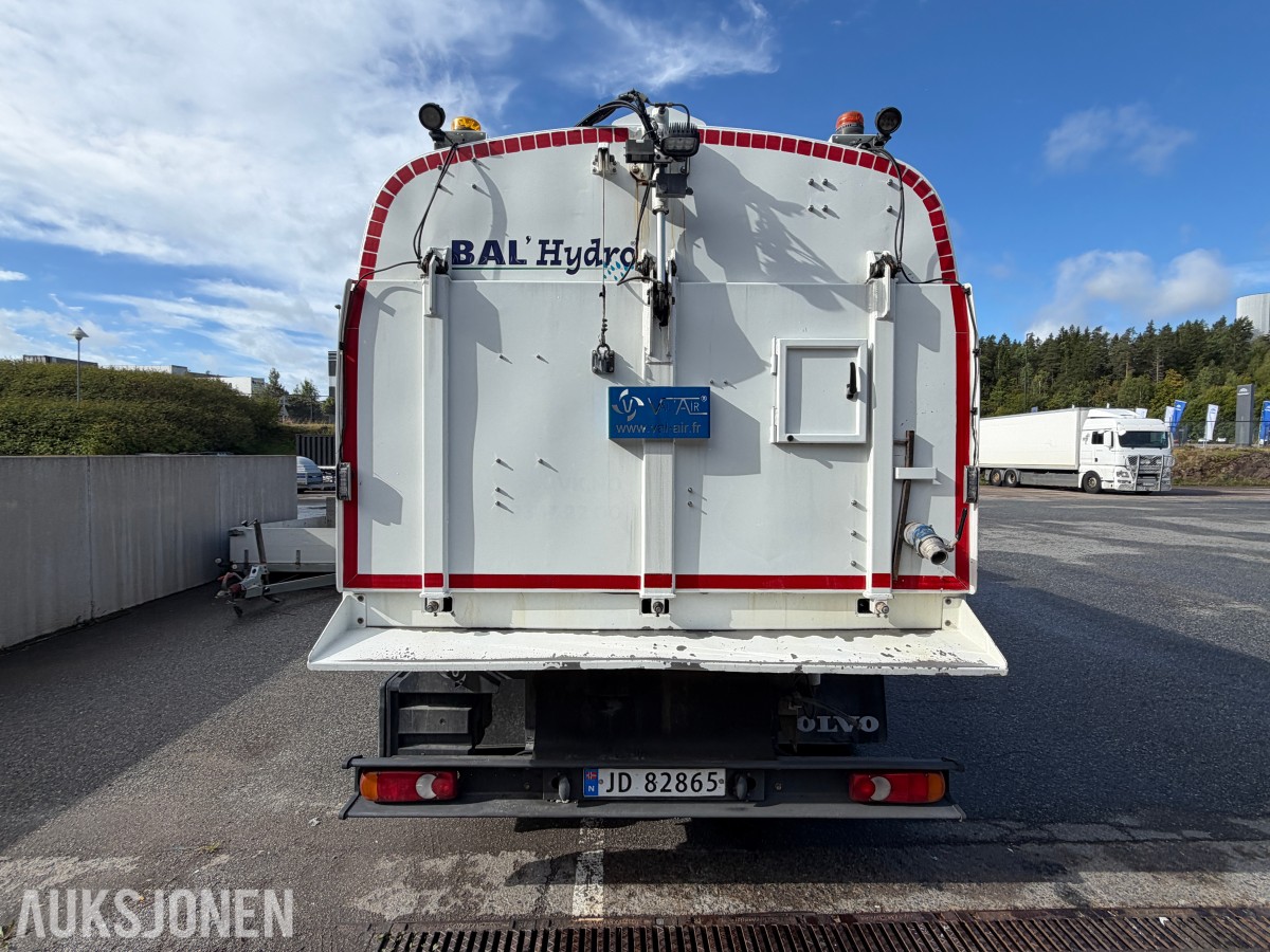 2018 Volvo FL 280 4x2 feiebil - 6 m³ påbygg - 69 250 km - Euro 6T - to sidekoster