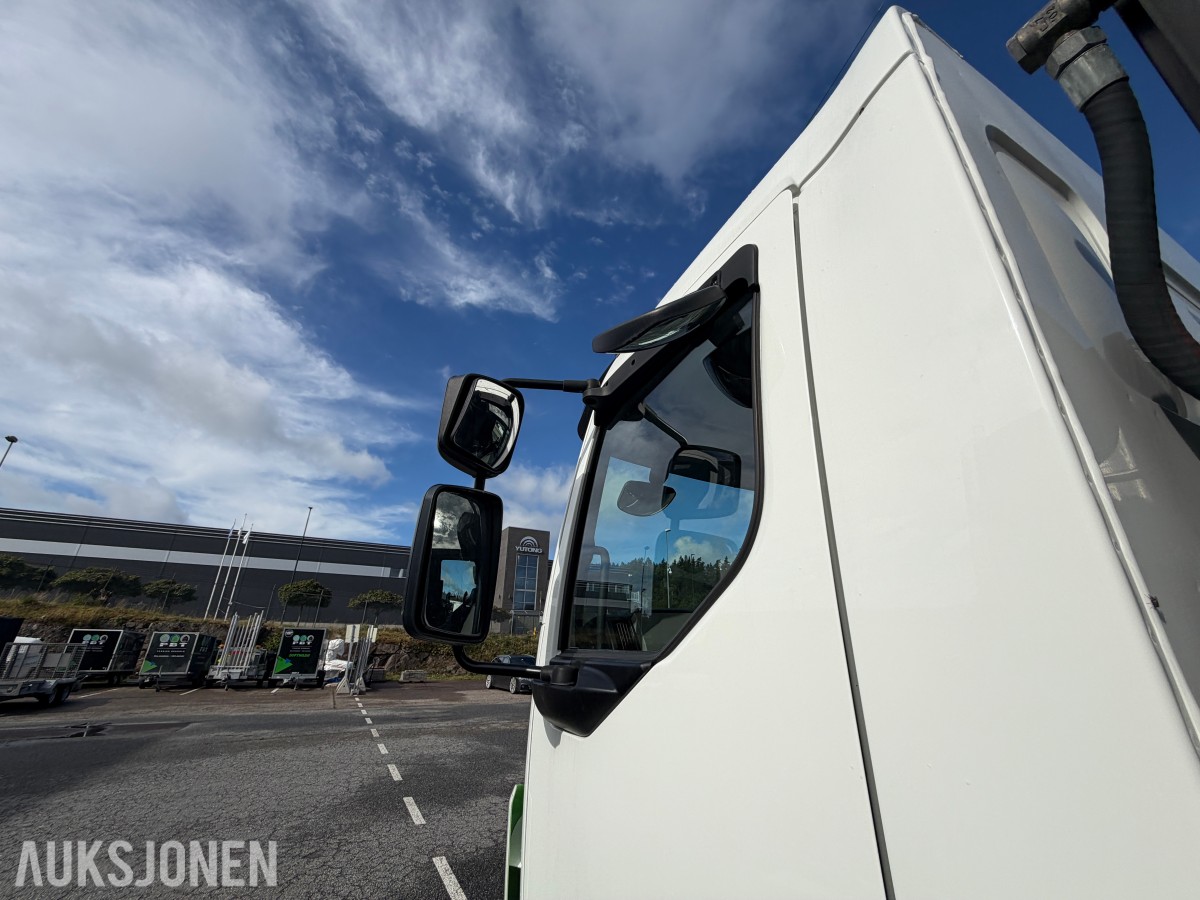 2018 Volvo FL 280 4x2 feiebil - 6 m³ påbygg - 69 250 km - Euro 6T - to sidekoster