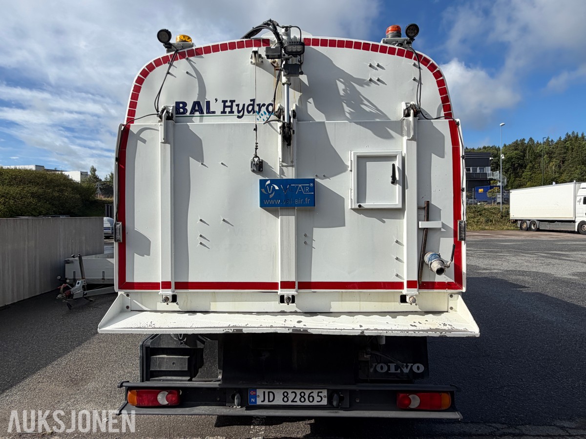 2018 Volvo FL 280 4x2 feiebil - 6 m³ påbygg - 69 250 km - Euro 6T - to sidekoster