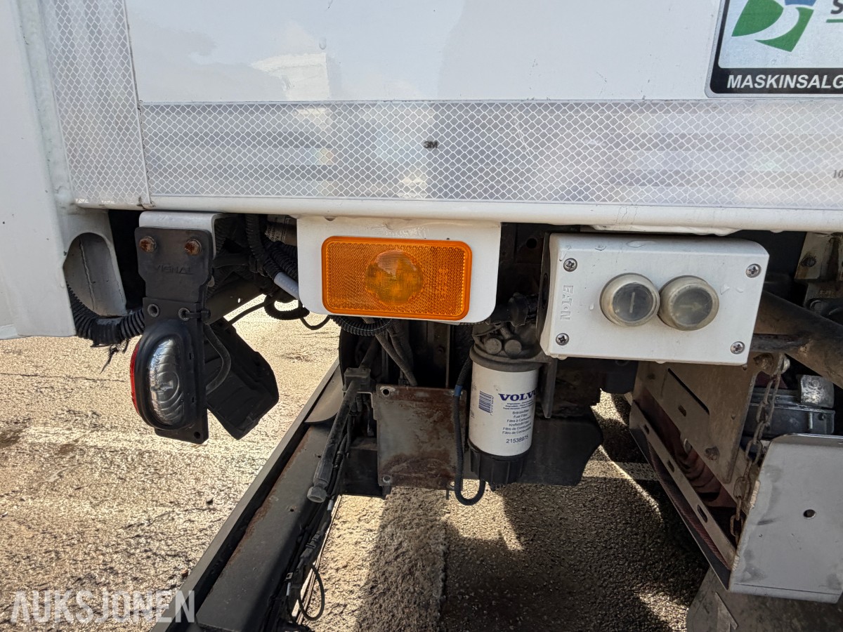 2018 Volvo FL 280 4x2 feiebil - 6 m³ påbygg - 69 250 km - Euro 6T - to sidekoster