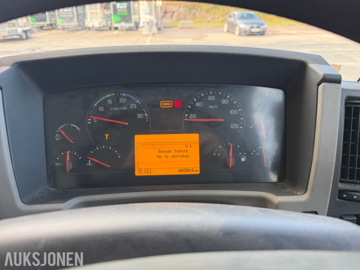 2018 Volvo FL 280 4x2 feiebil - 6 m³ påbygg - 69 250 km - Euro 6T - to sidekoster