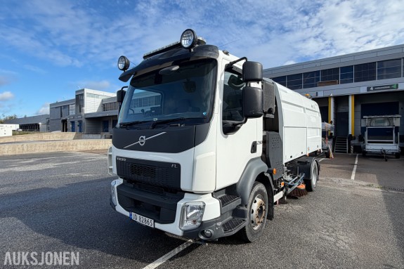 2018 Volvo FL 280 4x2 feiebil - 6 m³ påbygg - 69 250 km - Euro 6T - to sidekoster