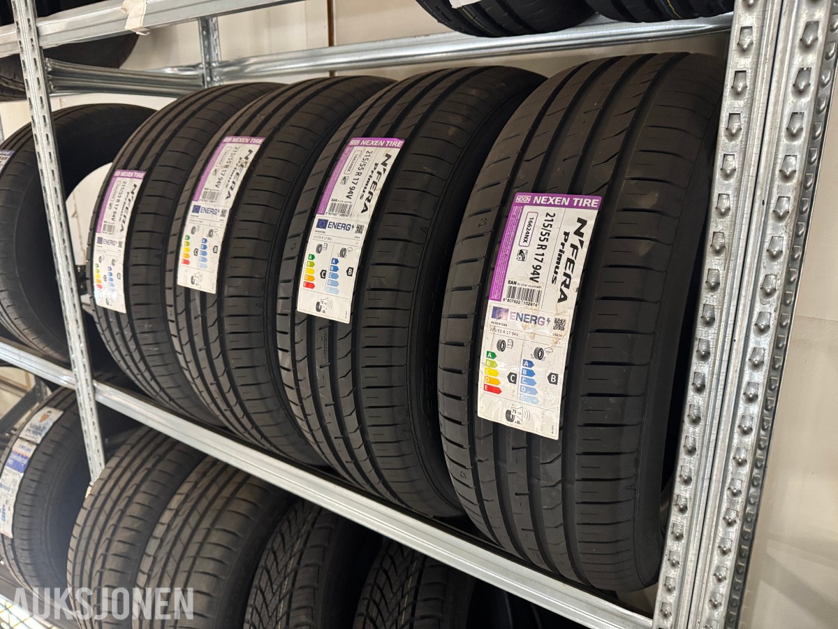 NYTT - 4 Stk. Nexen N'Fera Primus 215/55 R17 Sommerdekk