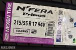 NYTT - 4 Stk. Nexen N'Fera Primus 215/55 R17 Sommerdekk