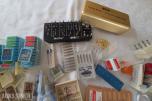 Stort parti dentalbor, endodontiske instrumenter og tannlegeutstyr