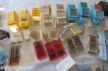 Stort parti dentalbor, endodontiske instrumenter og tannlegeutstyr