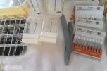 Stort parti dentalbor, endodontiske instrumenter og tannlegeutstyr