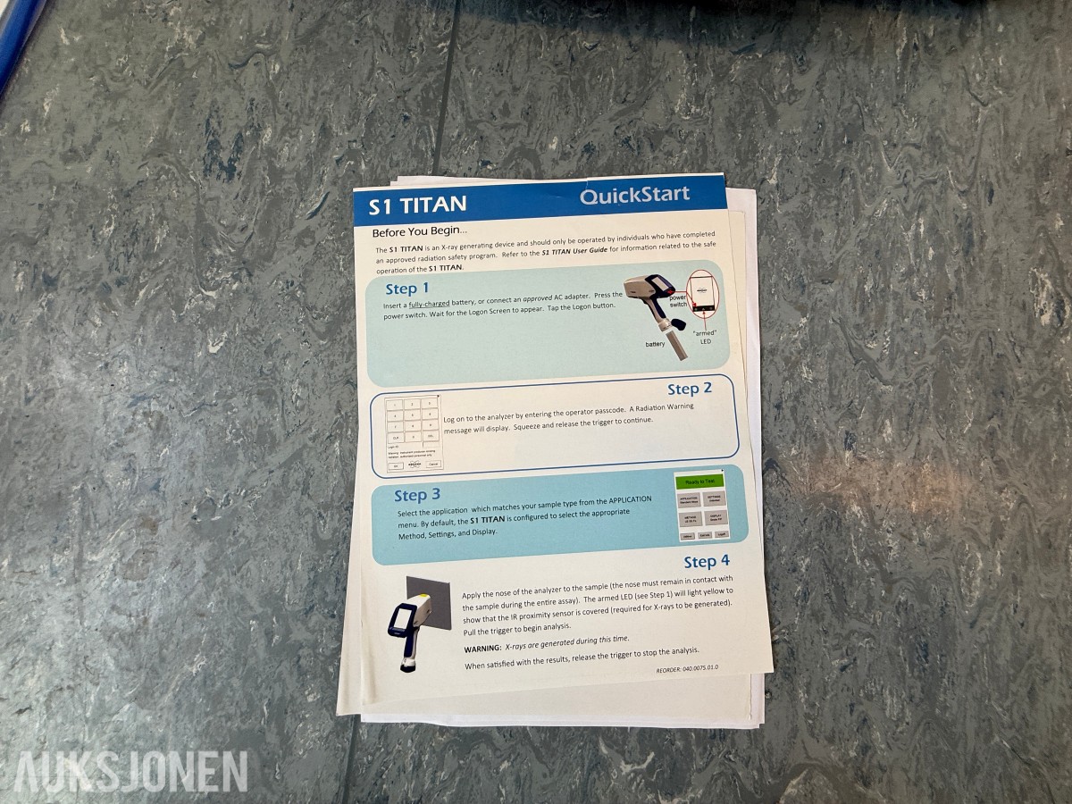 2021 Titan Tracer Material Indikator