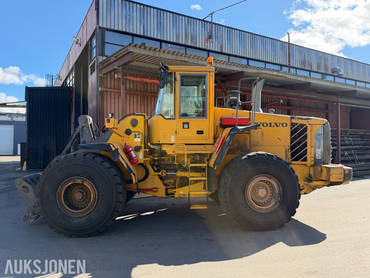2006 Volvo L150E hjullaster – Sertifisert - 40 891 timer – Tamtron vekt – ryggekamera – hurtigfeste