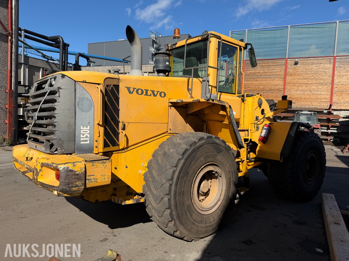 2006 Volvo L150E hjullaster – Sertifisert - 40 891 timer – Tamtron vekt – ryggekamera – hurtigfeste