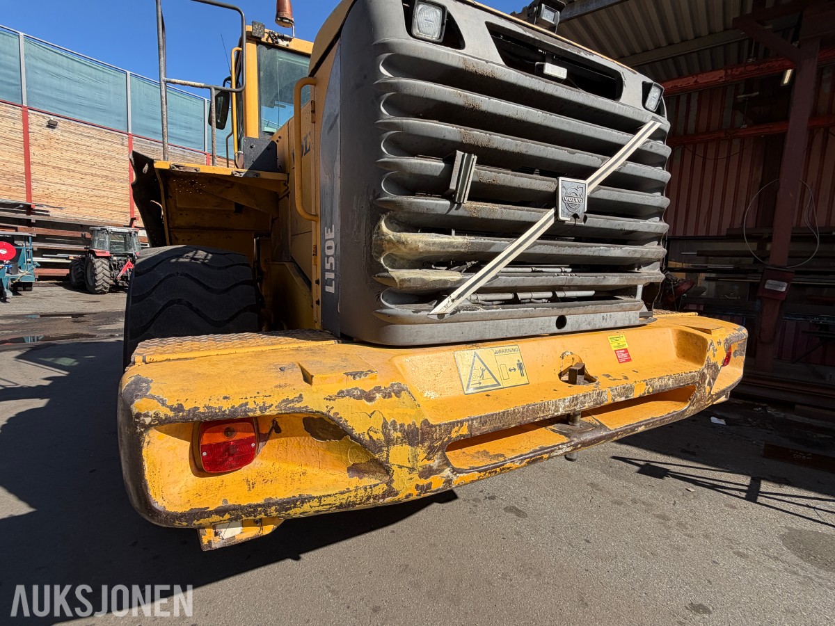 2006 Volvo L150E hjullaster – Sertifisert - 40 891 timer – Tamtron vekt – ryggekamera – hurtigfeste