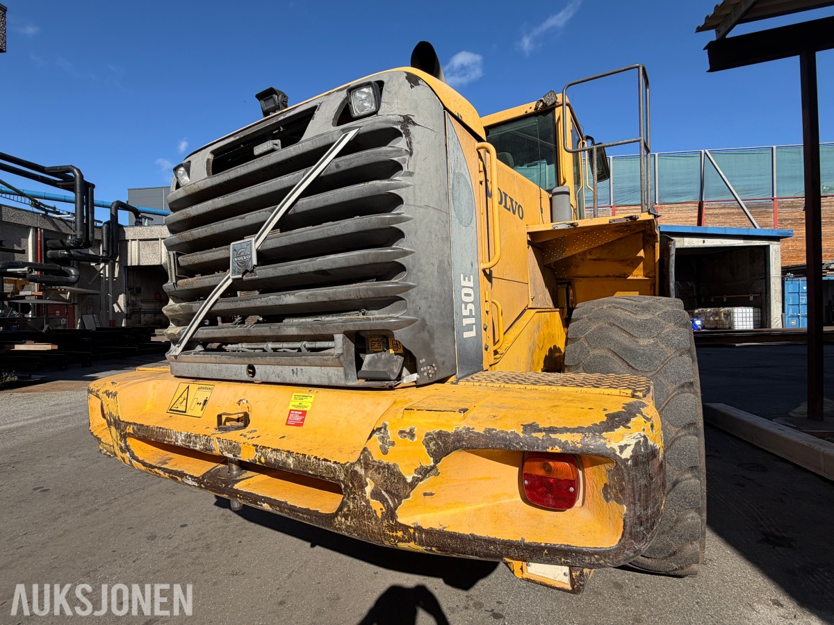 2006 Volvo L150E hjullaster – Sertifisert - 40 891 timer – Tamtron vekt – ryggekamera – hurtigfeste