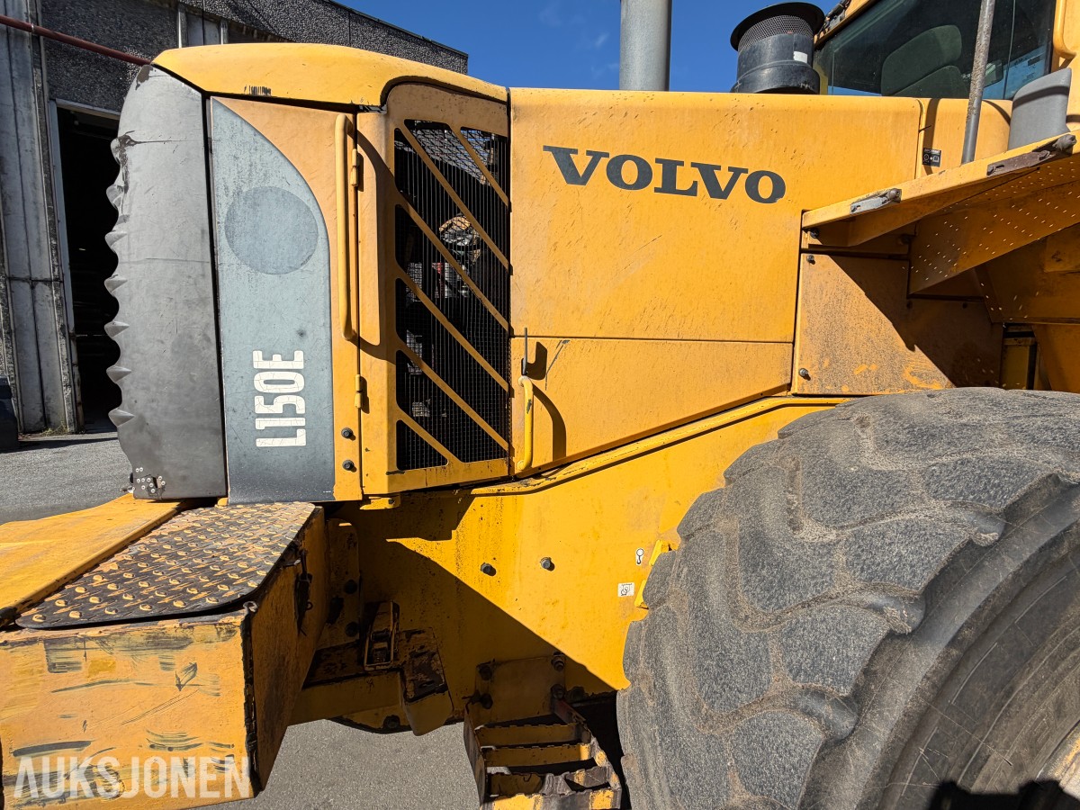 2006 Volvo L150E hjullaster – Sertifisert - 40 891 timer – Tamtron vekt – ryggekamera – hurtigfeste