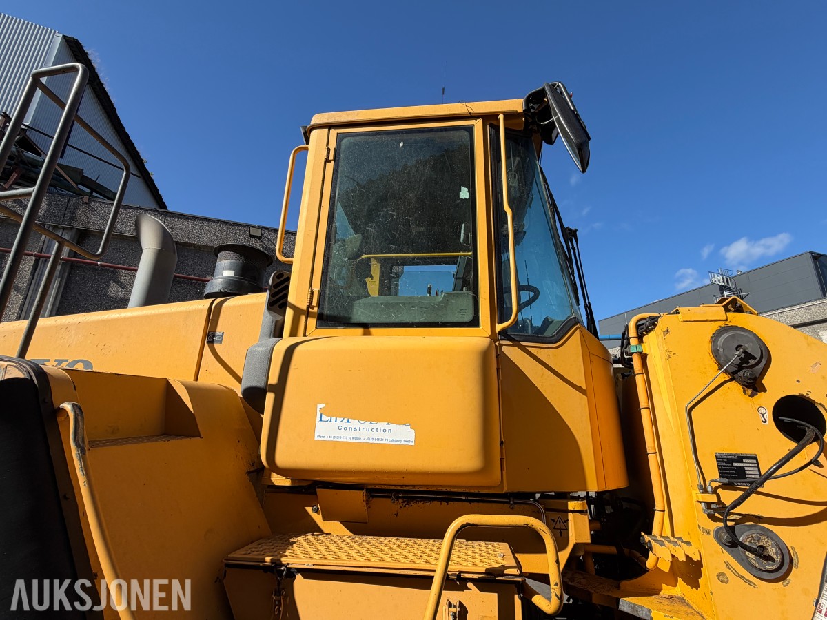 2006 Volvo L150E hjullaster – Sertifisert - 40 891 timer – Tamtron vekt – ryggekamera – hurtigfeste
