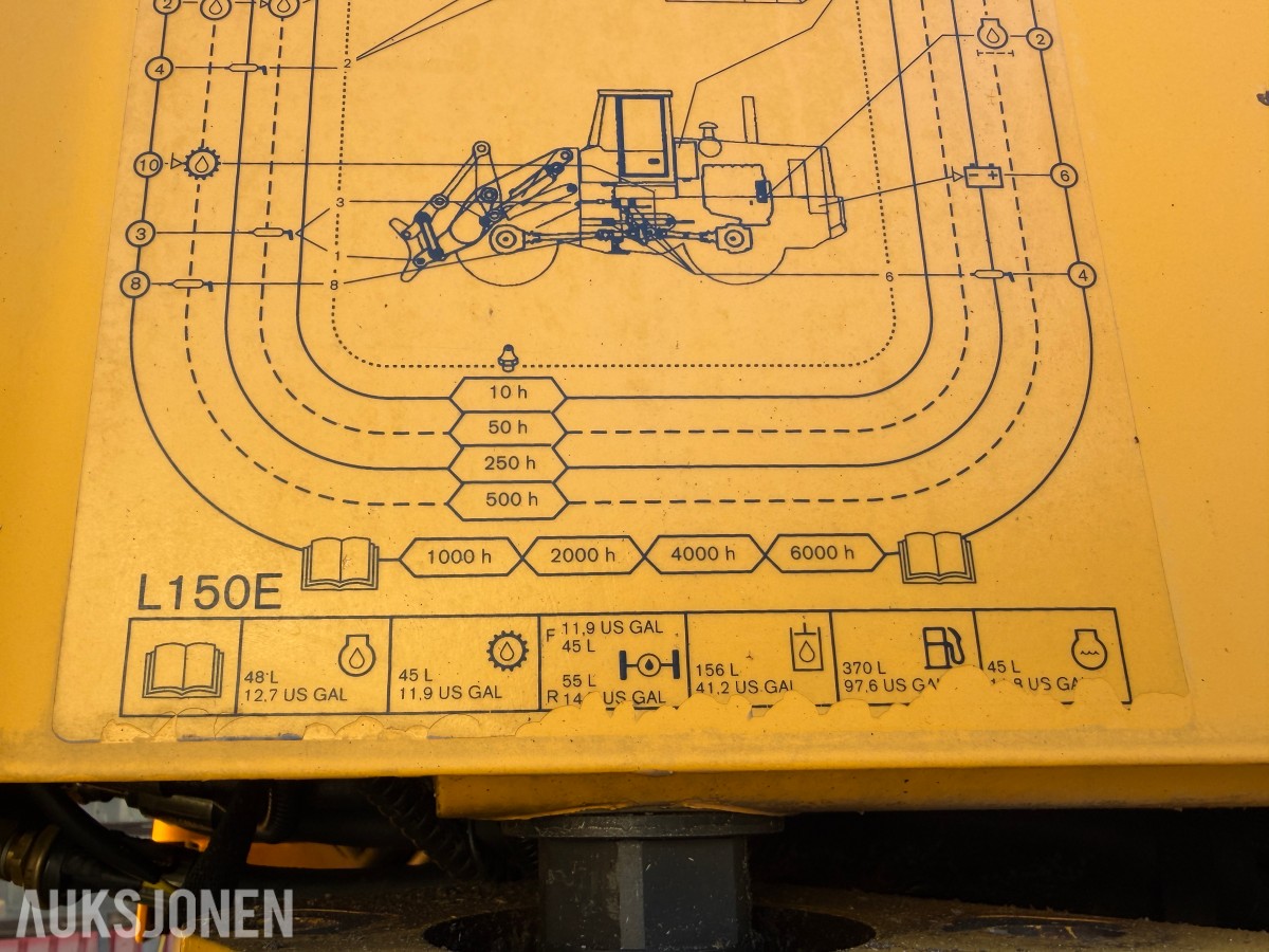 2006 Volvo L150E hjullaster – Sertifisert - 40 891 timer – Tamtron vekt – ryggekamera – hurtigfeste