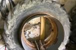 Goodyear tvillinghjul 16.9-34 – Komplett sett med felger og fester