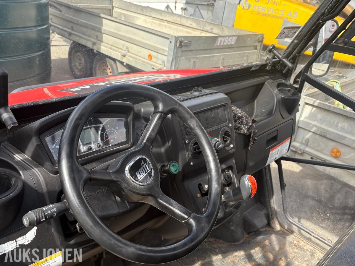 2019 Kioti K9 bruks UTV – 2019 – 315 timer – 4x4 diesel