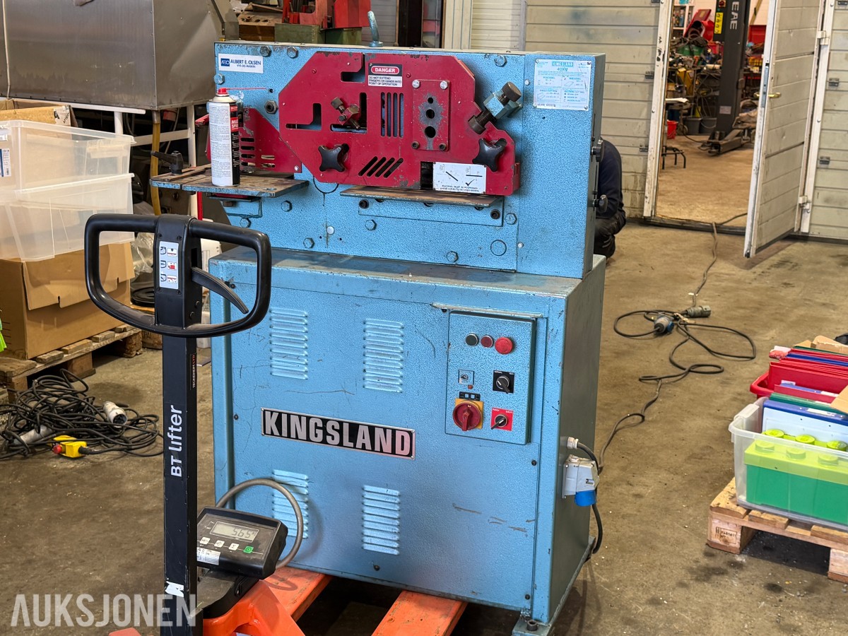 Kingsland 40XM kombinert metallbearbeidingsmaskin / stansemaskin / kombimaskin