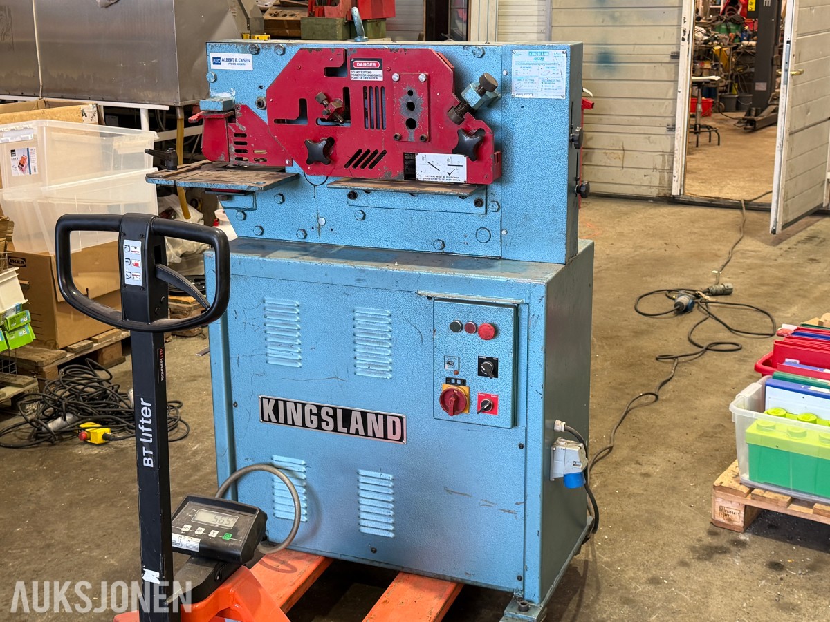 Kingsland 40XM kombinert metallbearbeidingsmaskin / stansemaskin / kombimaskin