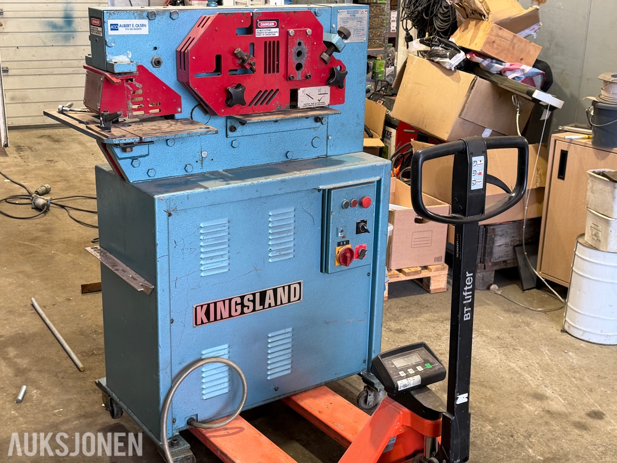Kingsland 40XM kombinert metallbearbeidingsmaskin / stansemaskin / kombimaskin