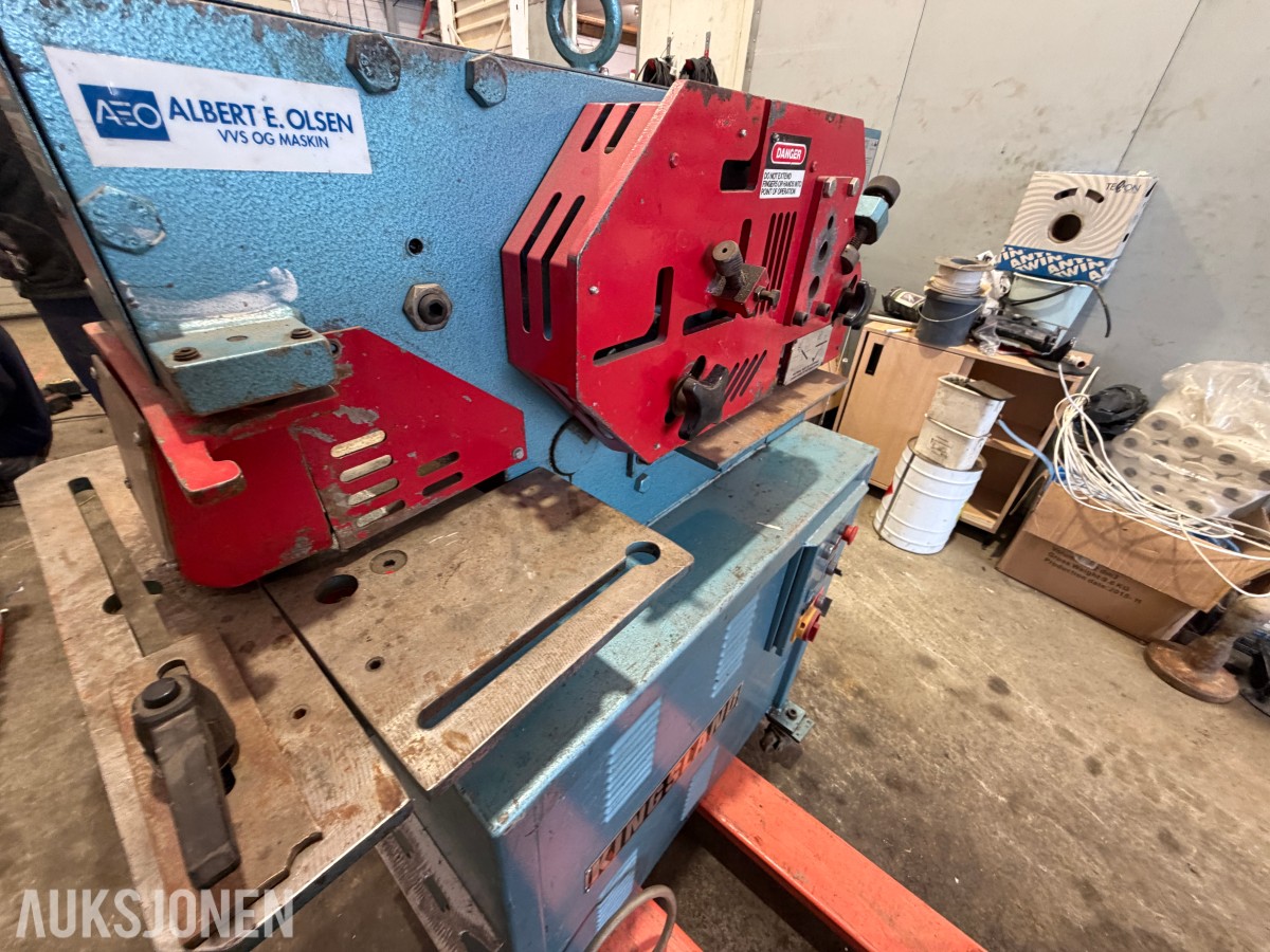 Kingsland 40XM kombinert metallbearbeidingsmaskin / stansemaskin / kombimaskin