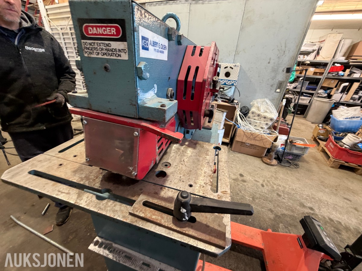Kingsland 40XM kombinert metallbearbeidingsmaskin / stansemaskin / kombimaskin
