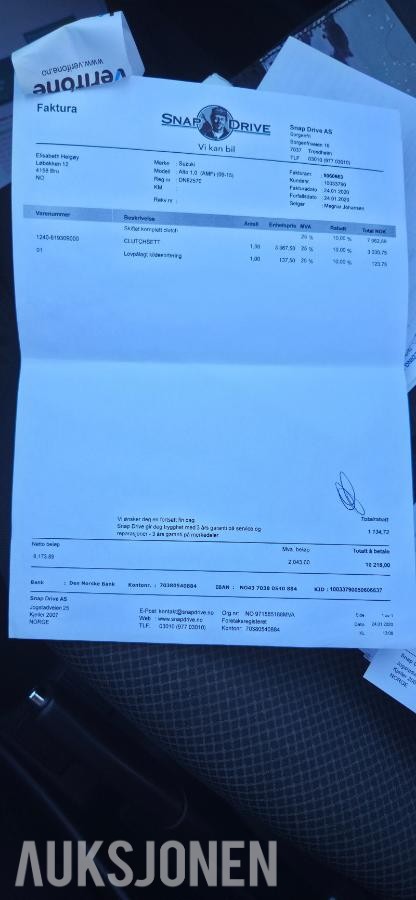 2012 Suzuki Alto 1.0 68hk s+v dekk  EU OK til 31.10.2028