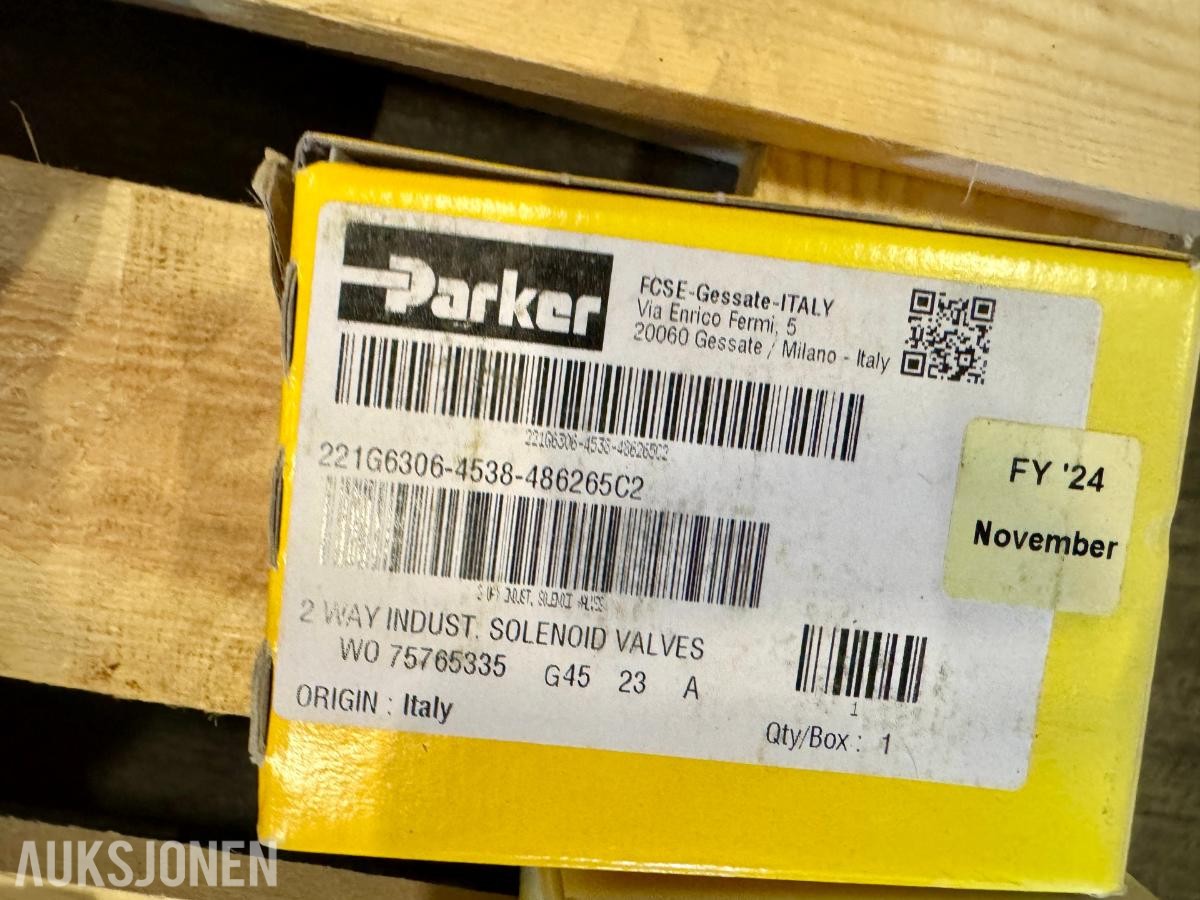 Palle med ventiler og instrumenter