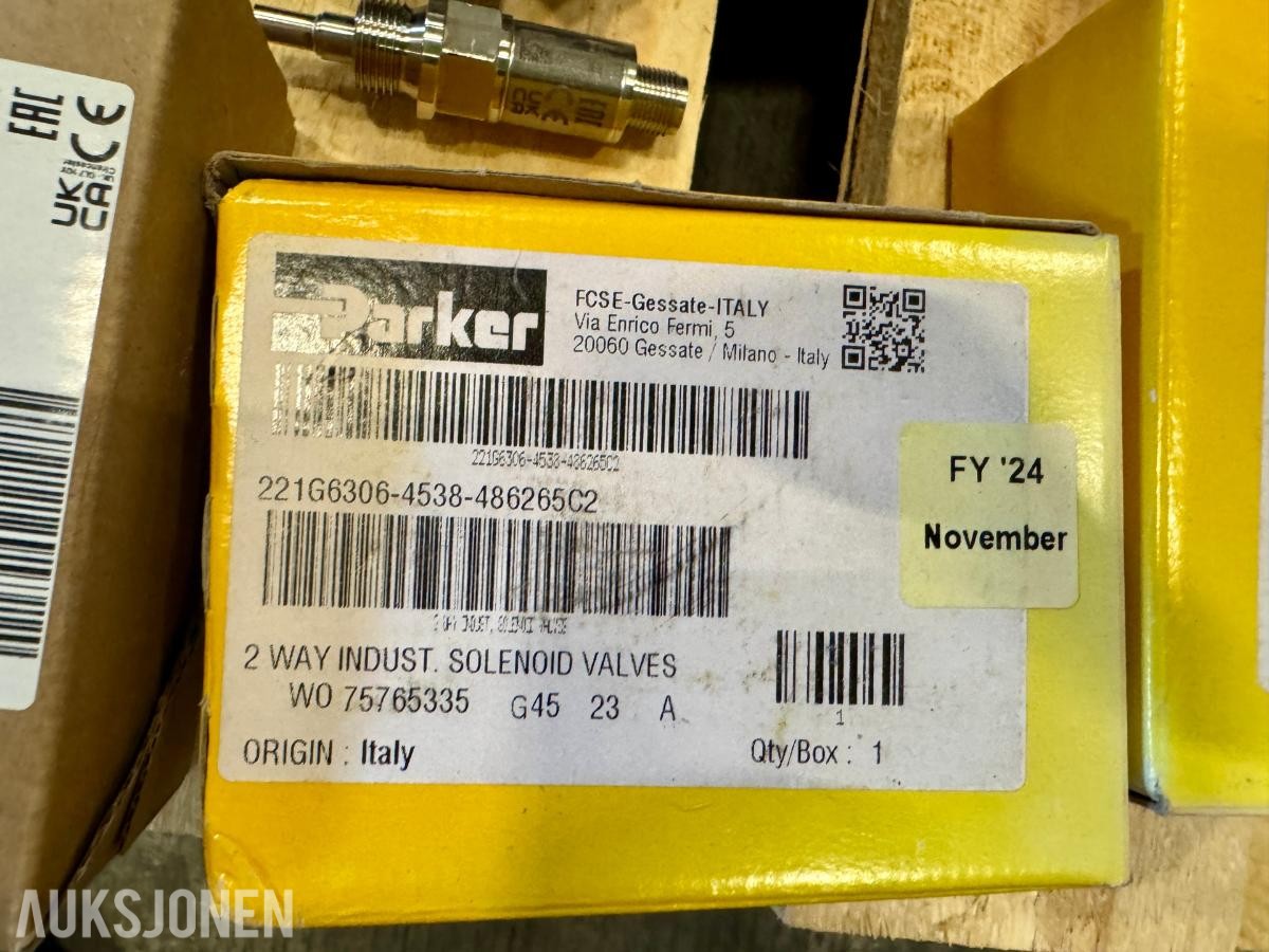 Palle med ventiler og instrumenter