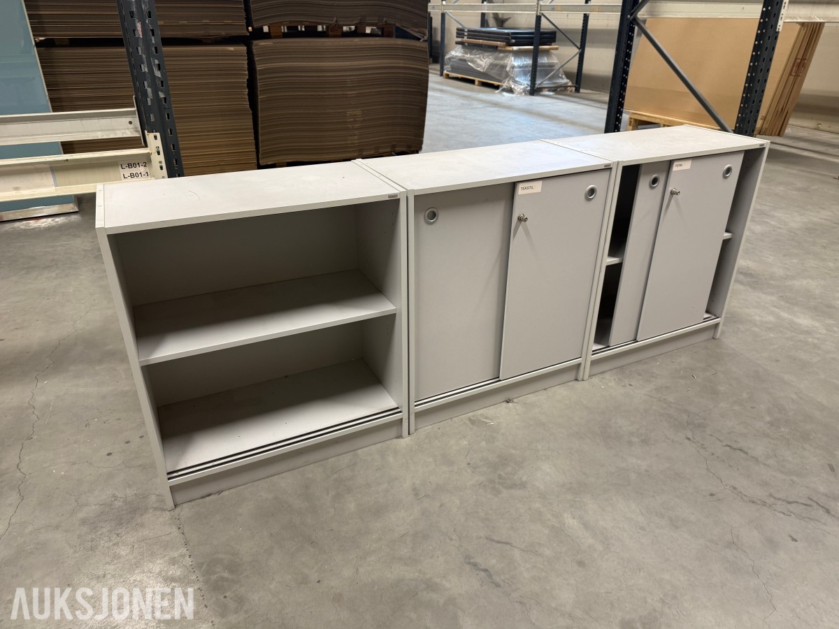 Aarsland Kontorskap 42X80X90-9stk like