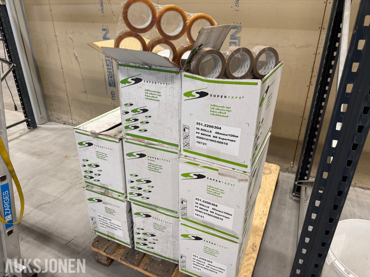 Tape Brun og klar 48X100