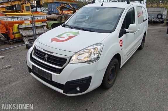2018 Peugeot Partner 1.6-99 D - Eu-godkjent til 10/27 - Km: 128009