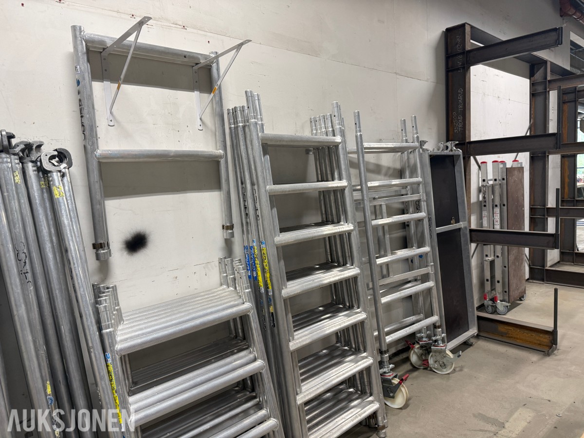 Rullestillas Aluminium 1 Rullebane