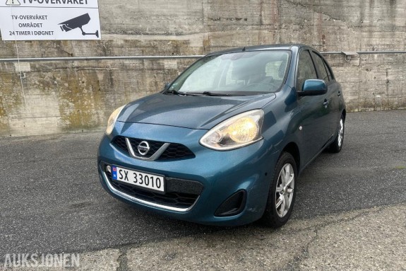 2014 Nissan Micra 1.2 80hk s+v dekk   lav km 91000km