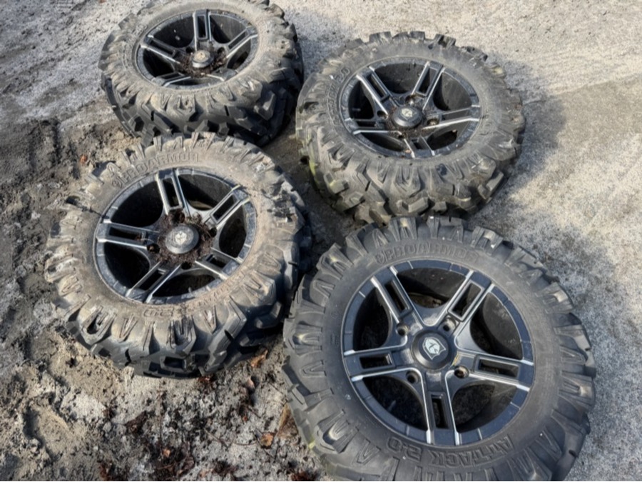 POLARIS RANGER 1000 FELGPAKKE - 4 STK - 28x10 R15 - PASSER BLANDT ANNET 2018 MODELL MED FLERE
