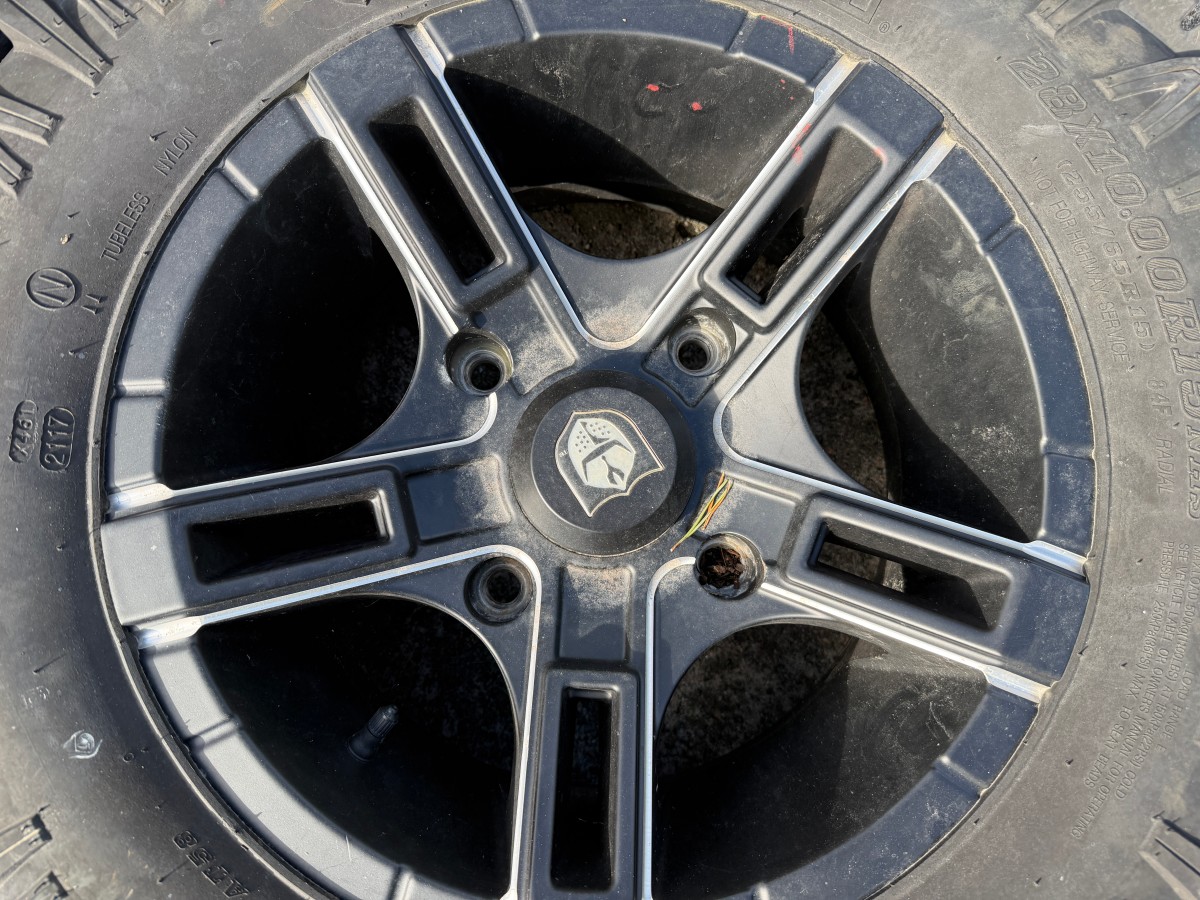 POLARIS RANGER 1000 FELGPAKKE - 4 STK - 28x10 R15 - PASSER BLANDT ANNET 2018 MODELL MED FLERE