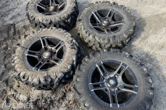 POLARIS RANGER 1000 FELGPAKKE - 4 STK - 28x10 R15 - PASSER BLANDT ANNET 2018 MODELL MED FLERE