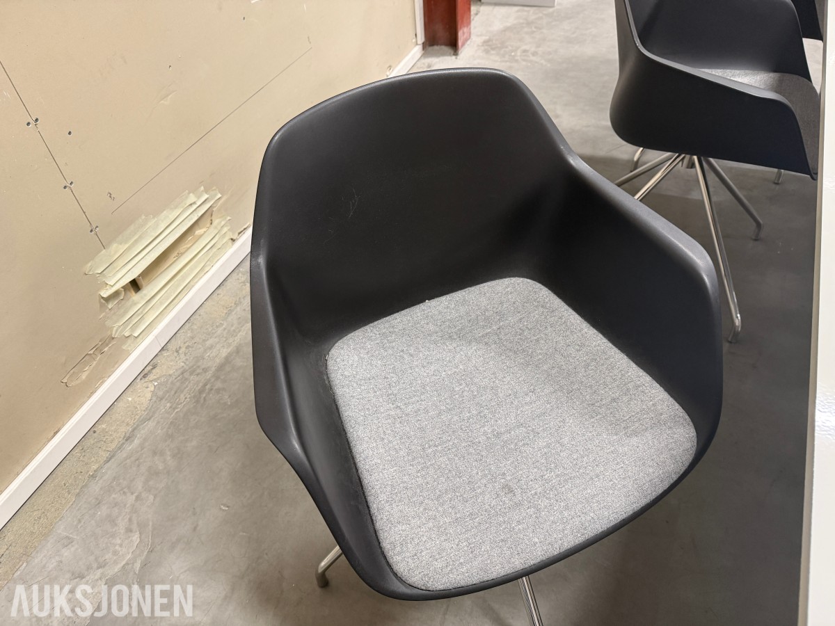 Møtebord Whiteboard 300cm lengde m/6 Stoler
