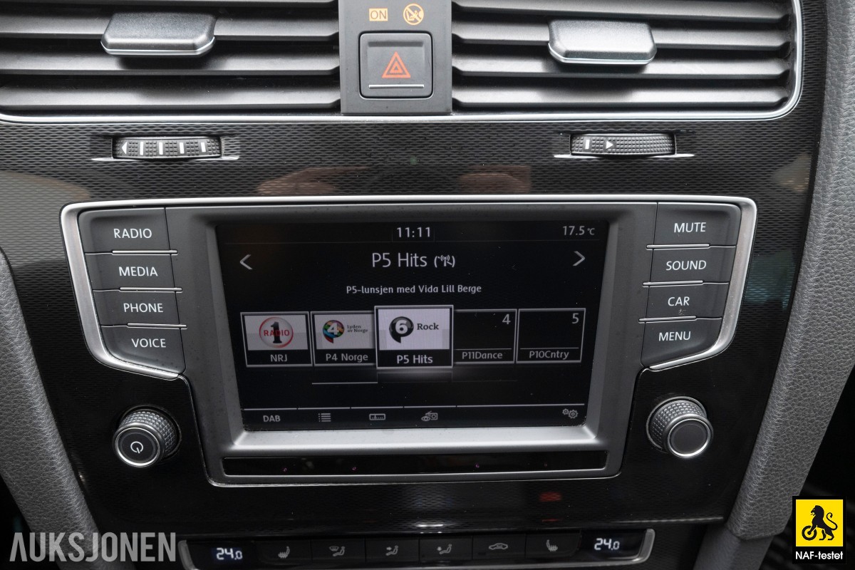 2016 Volkswagen GOLF GTE NORSK ADAPTIV CRUISE VARMER KAMERA LED
