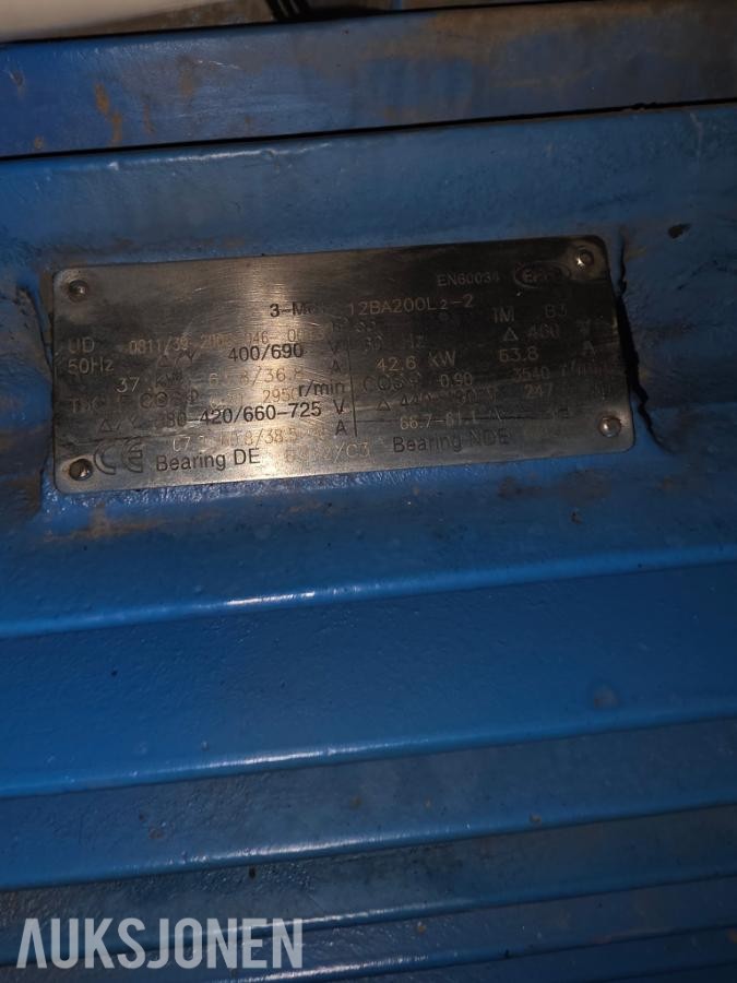 2010 Almig kompressor 38-8 Belt 38-8