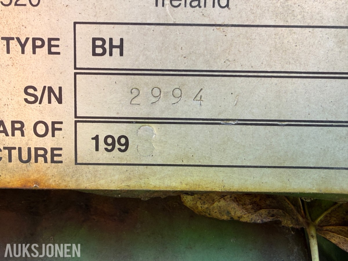 1998 MCHALE BH RUNDBALLELØFTER - HYDRAULISK - TRIANGELFESTE
